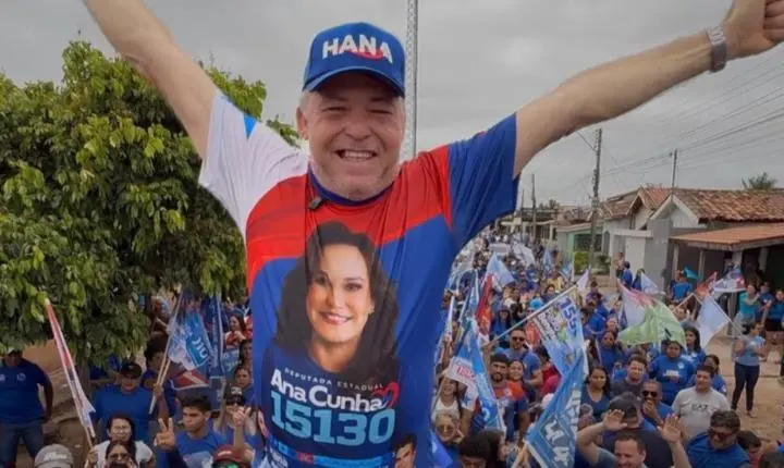 Russinho lidera campanha de Hana pelas ruas de Goianésia do Pará