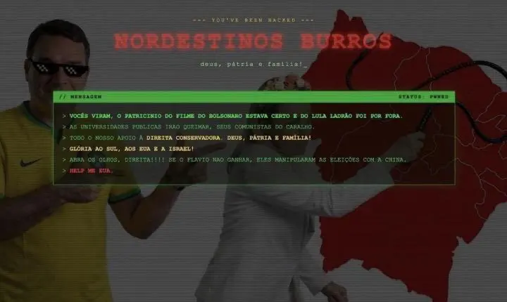 Site da Ancine é hackeado e exibe mensagem contra nordestinos