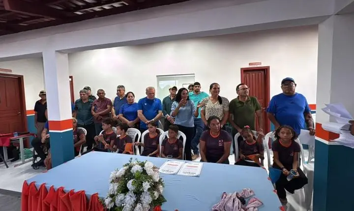 Tá entregue: Escola Manoel Silva é inaugurada em Goianésia do Pará