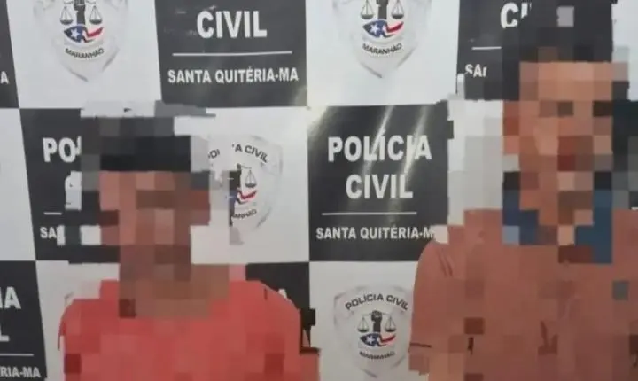 Tio e sobrinho são presos por tentar matar homem com estaca no Maranhão