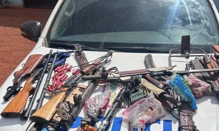 Tucuruí: Polícia Militar apreende armas e munições durante abordagem a comboio