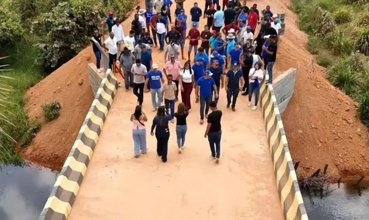 Vicinais do Pitinga e Tauá ganham novas pontes de concreto em Breu Branco