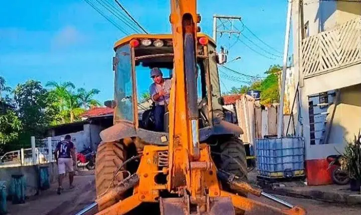 Vila Porto Novo recebe obras de revitalização de vias em Goianésia do Pará
